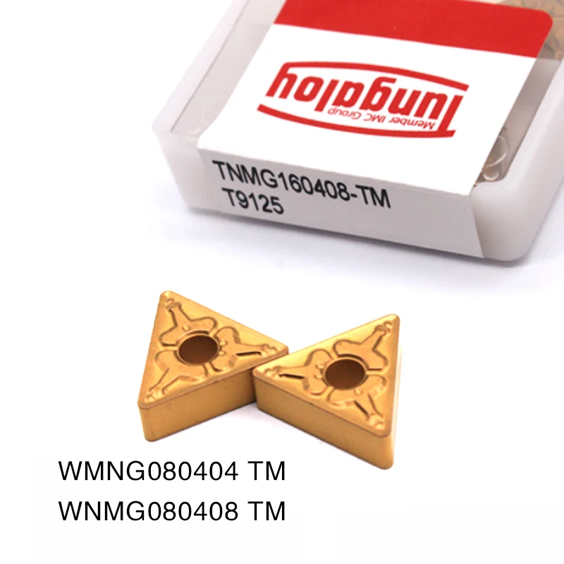 10 шт. TNMG160408 TM R S T9125 высококачественный карбидный внешний резец для наружной обточки TNMG 160408 токарный станок с ЧПУ