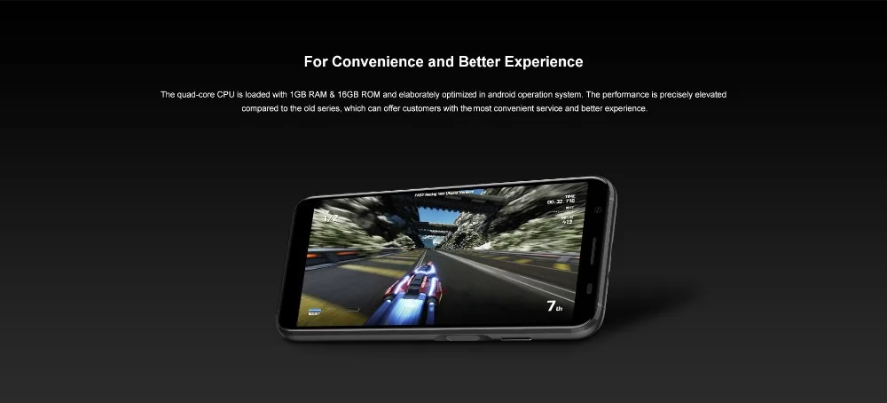 DOOGEE X55 смартфон 5," 18:9 MT6580 4 ядра смартфон 1 Гб Оперативная память 16 Гб Встроенная память Android 7,1, две камеры, распознание отпечатка пальца ID мобильного телефона