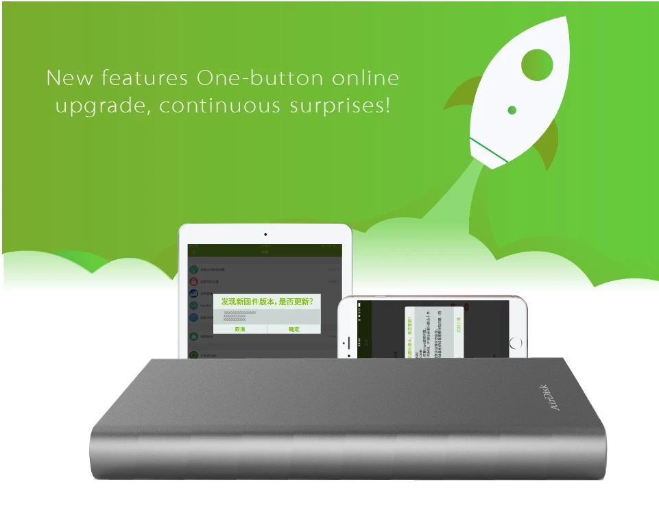 Airdisk T2 NAS портативный сетевой жесткий диск HDD USB3.1 семейный умный сетевой облачный накопитель 2,5 дюймов удаленно(не HDD