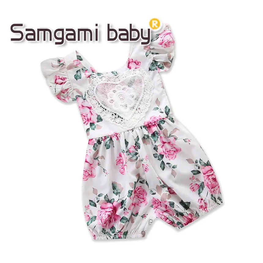 SAMGAMI/Летняя одежда для маленьких девочек реквизит фотосессии кружевной