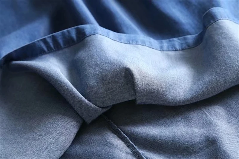 Винтажное шикарное женское платье с цветочной вышивкой, Пляжное богемное свободное женское платье-миди, летнее джинсовое платье с коротким рукавом и v-образным вырезом в стиле бохо vestidos