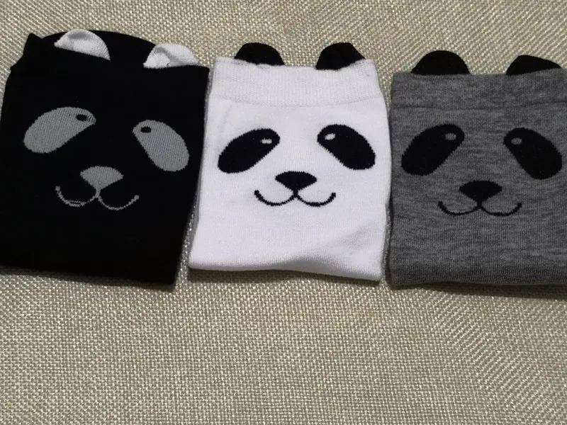 1 пара женские хлопковые носки с рисунком панды | Женская одежда