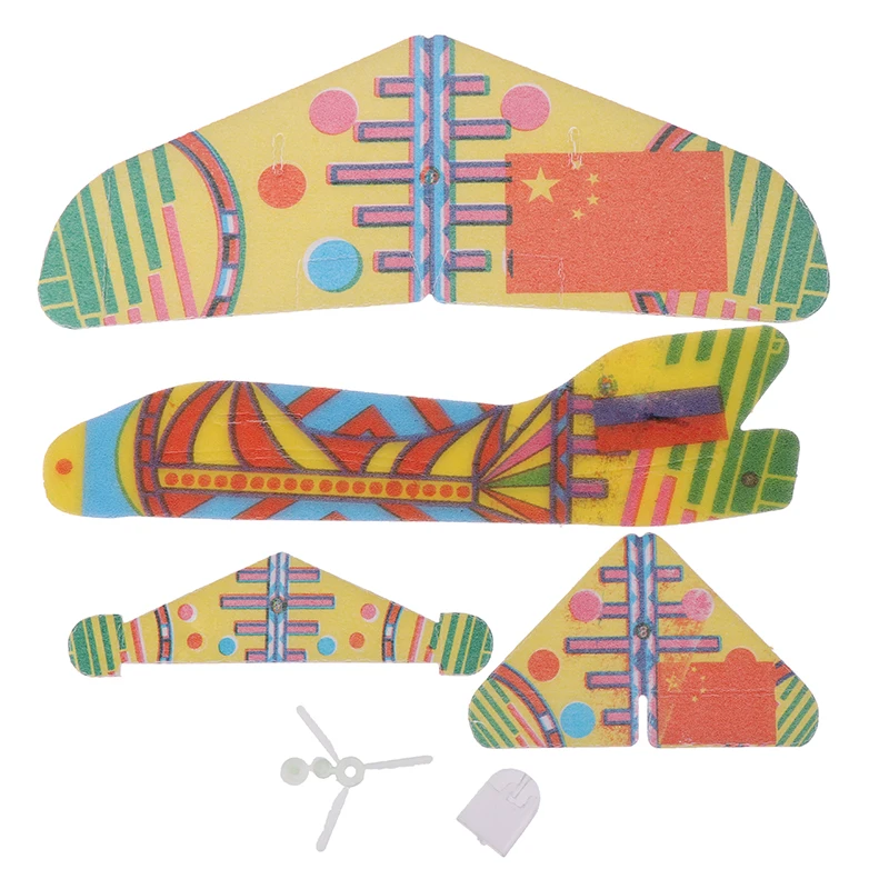 Креативная детская игрушка волшебный круглый боевой самолет модель самолета из