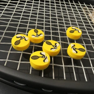 6 шт. ZARSIA, желтый амортизатор для тенниса, аксессуары для ракеток