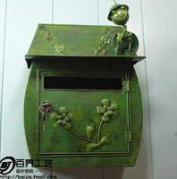 garden decor villa mailbox green ant iron mailbox waterproof home decoration garden mailbox