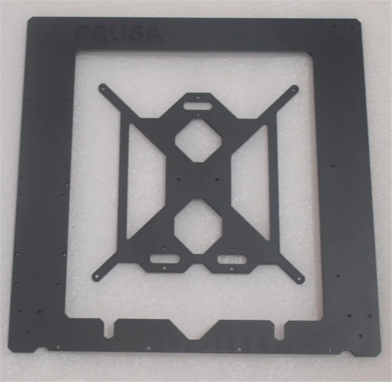 

Funssor Reprap Prusa i3 MK2 клон алюминия одна рамка + нагревательная кровать Толщина 6 мм черный цвет CNC Сделано