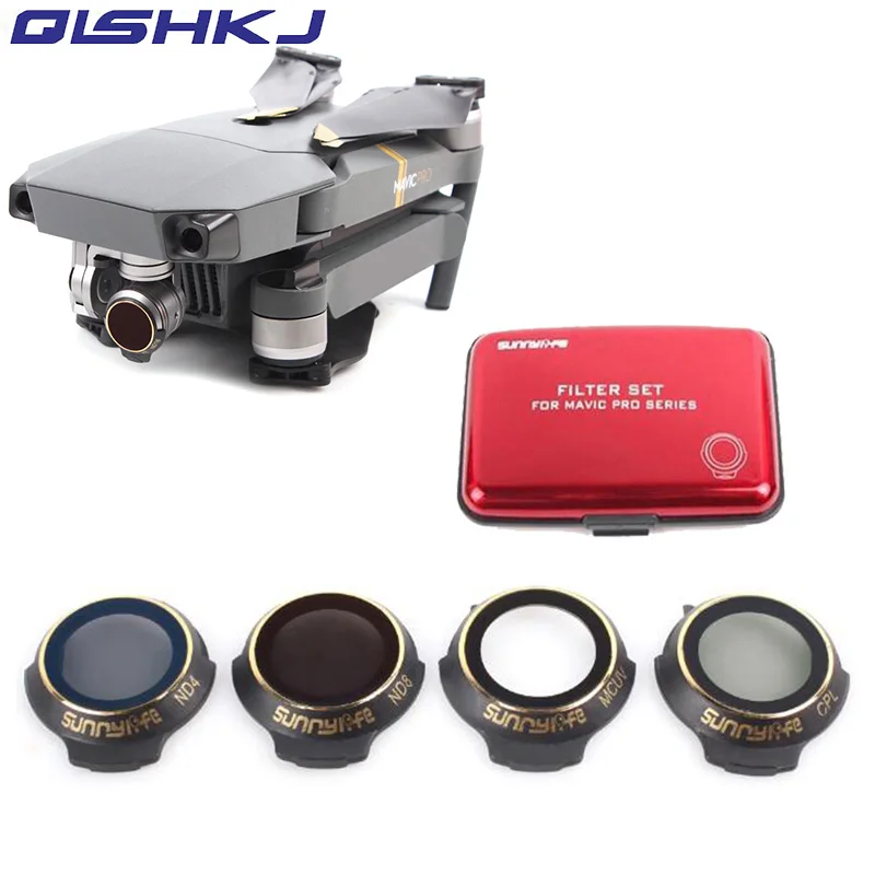 Набор фильтров для объектива ND4/8/UV/CPL DJI MAVIC Pro/platinum|Фильтры| |