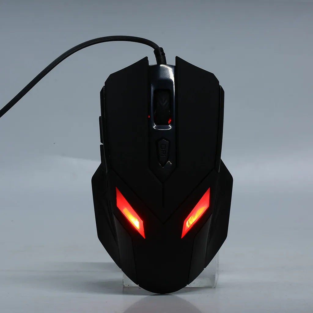 VOBERRY LED 2400 точек/дюйм оптическая USB Эргономика Профессиональный плеер игровая