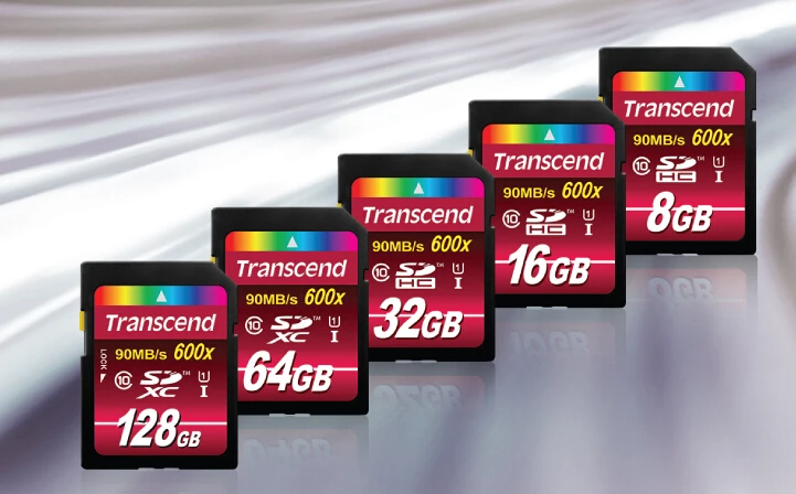 MLC nand 90 М/С 100% Оригинал Transcend 600X16 ГБ 32 64 SDHC SDXC Карты class 10 UHS-1 Памяти sd |