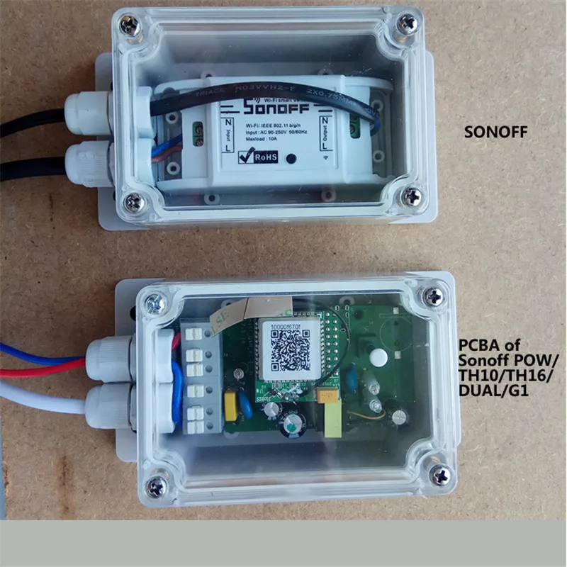 Новый водонепроницаемый распределительный ящик Sonoff IP66 корпус водостойкий