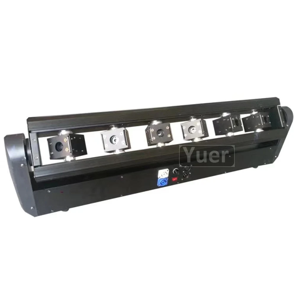 Новинка 6 глаз движущаяся головка Лазерное освещение DMX512 управление звуком