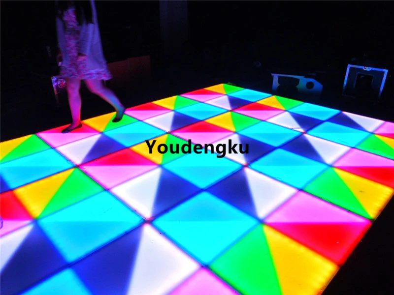 12 pieces 1M by 1M led dance floor 432pcs Stage Effect Dj Party Disco Dance Floor Light led outdoor floor light