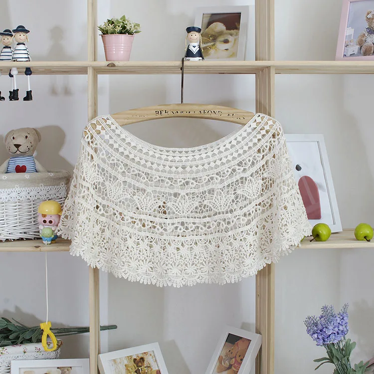 Лето 2017 г. тонкие женские Пляжные Вязаные кружевные полые шаль свадебное болеро