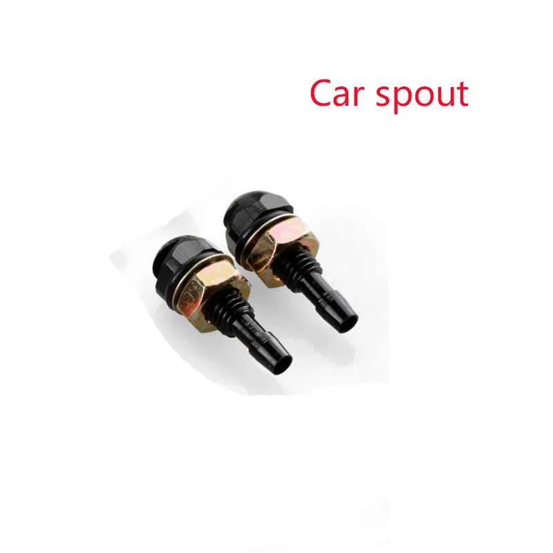 2pcs black 2 шт. стайлинга автомобилей шайба чистое Щетка Насадка носик для Opel Astra H J G Insignia Mokka Corsa D Vectra C Zafira Meriva Infiniti q50 - Название цвета: 2pcs black