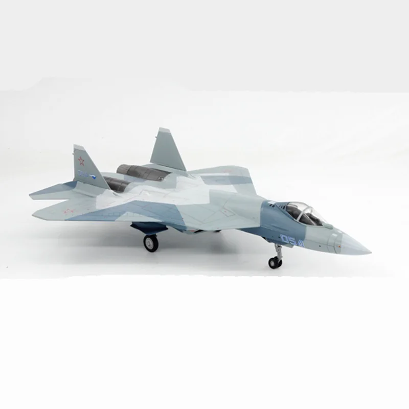 1:72 литые игрушки SU57 T50 реактивный самолет русский детская игрушка оригинальный