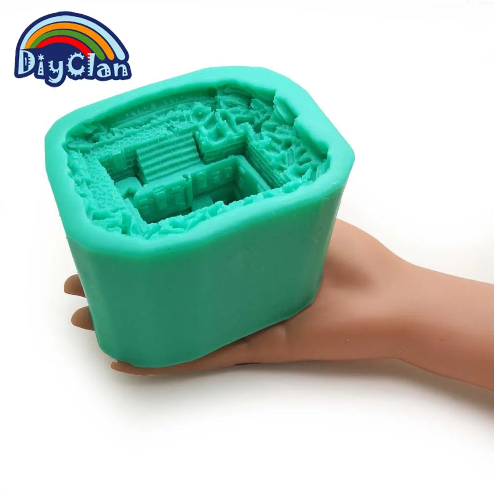Силиконовые формы для пудинга Желейная форма десерта ручной работы в замке мыла