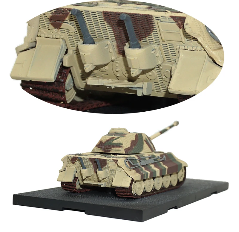 1/72 Тигр 2 валлония 1944 литой атлас военные модели танка Второй мировой
