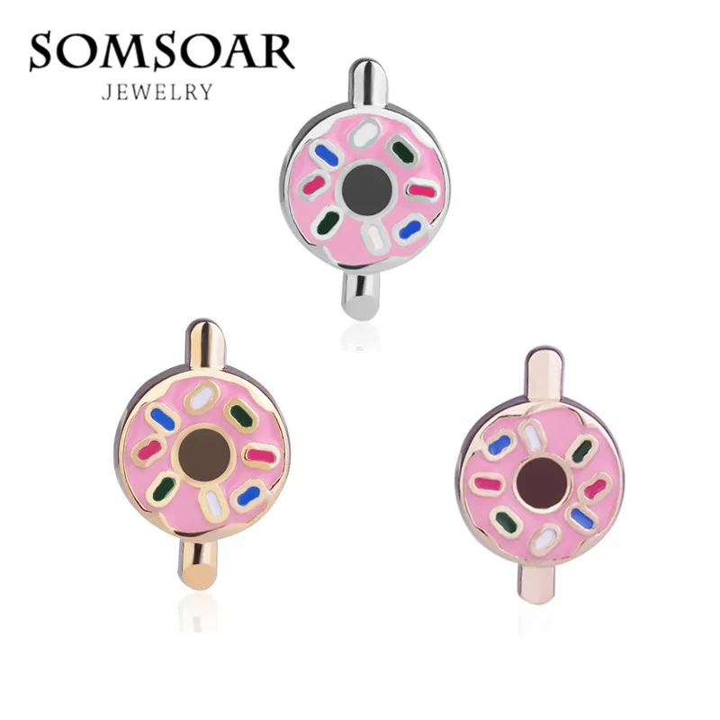 Somsoar Jewelry 2018 подвески ключи подходят для кожаного плетеного браслета из