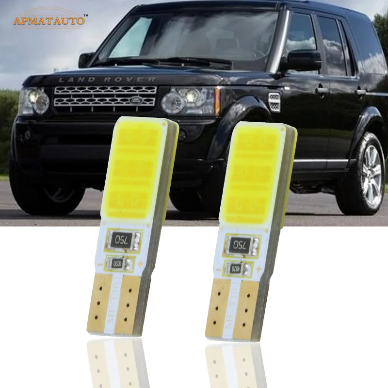 

2x T10 W5W LED Side Parking Lights Marker Lamps Bulb For Land Rover Discovery Range Rover Evoque Freelander Defender