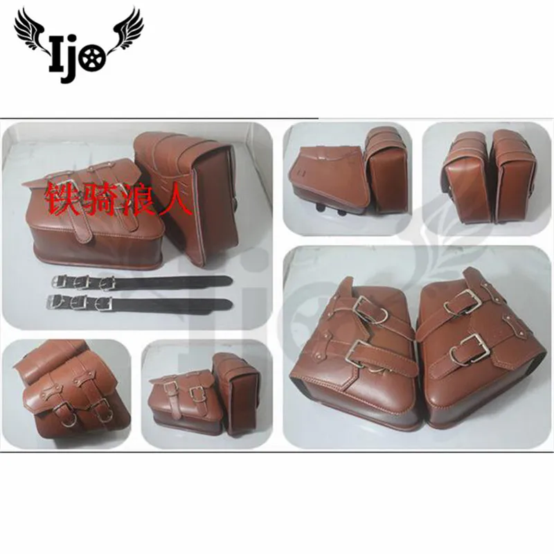

maletas moto saddle bag for Vespa Harley Davidson XL883 XL1200 sportster mochila moto pernera moto side bag motorcycle bag
