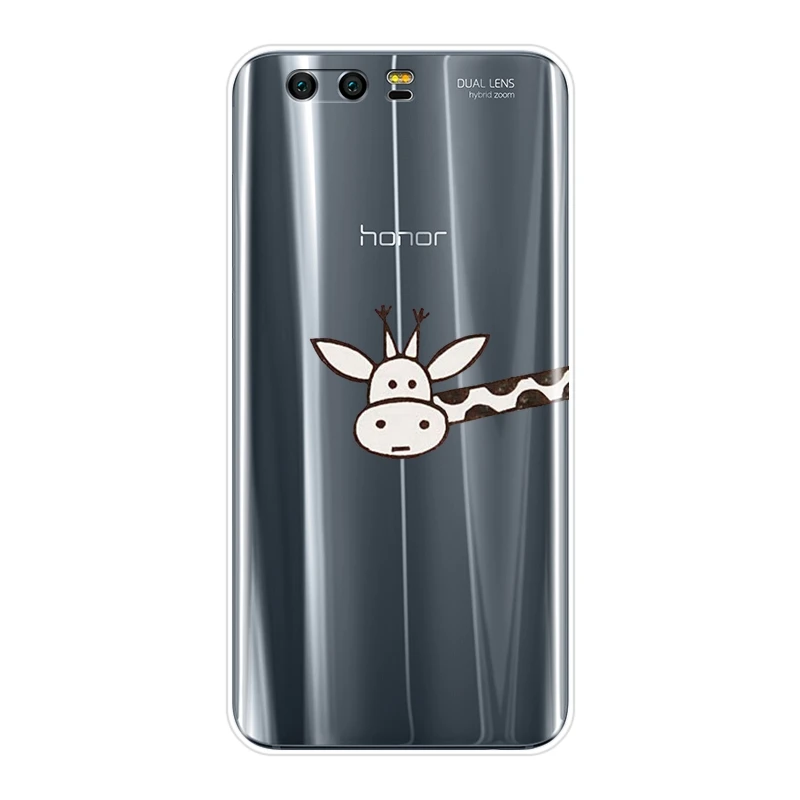 Мягкий силиконовый чехол накладка для Huawei Honor 7 7S 7X 7A 7C Pro 10 9 8 8X MAX с изображением