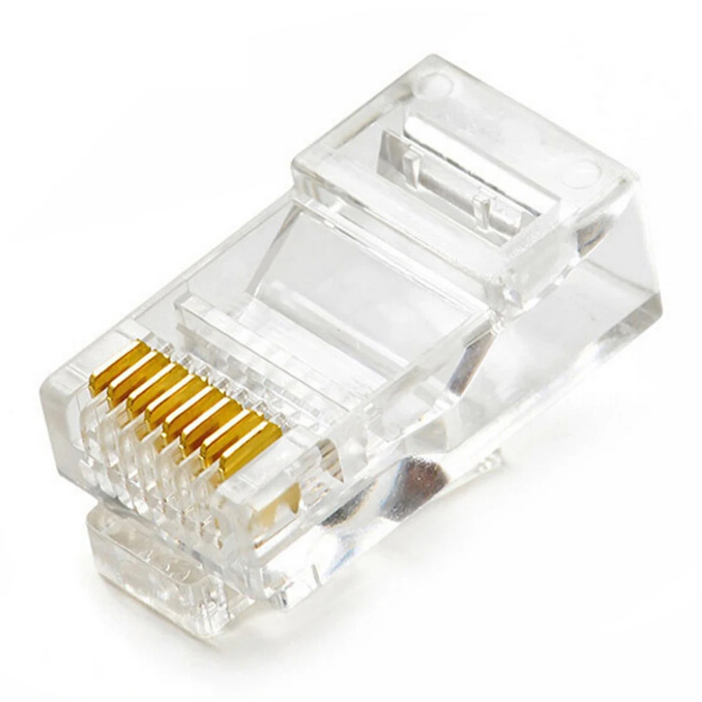 100 шт./лот RJ45 RJ 45 CAT5 CAT6 модульный разъем сетевой разъем|rj45 wall connector|rj45 5econnector header |