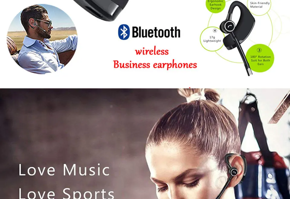 Roreta, новинка, V8S, бизнес гарнитура, Bluetooth, беспроводные наушники, для автомобиля, Bluetooth, V4.1, для телефона, громкой связи, с микрофоном, музыка, для iPhone, Xiaomi