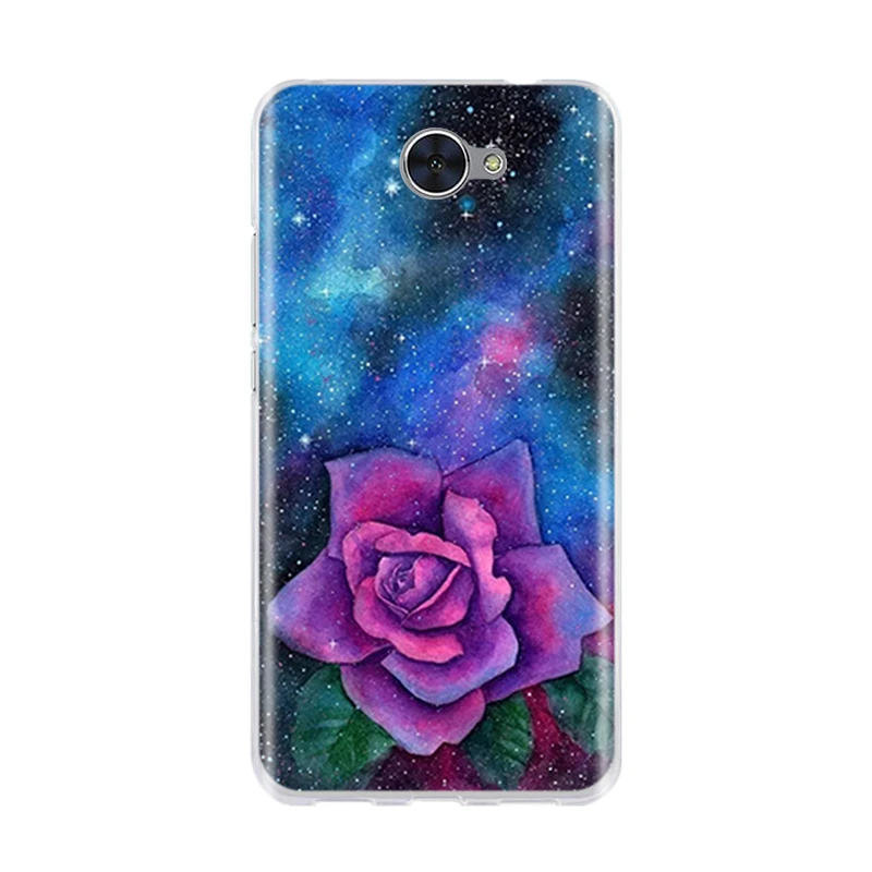 For Huawei Y7 / Y3 2017 Y5 Y6 Case 3D Cute Cat Bags Soft Silicone TPU Back Cover Y 7 Cases | Мобильные телефоны и