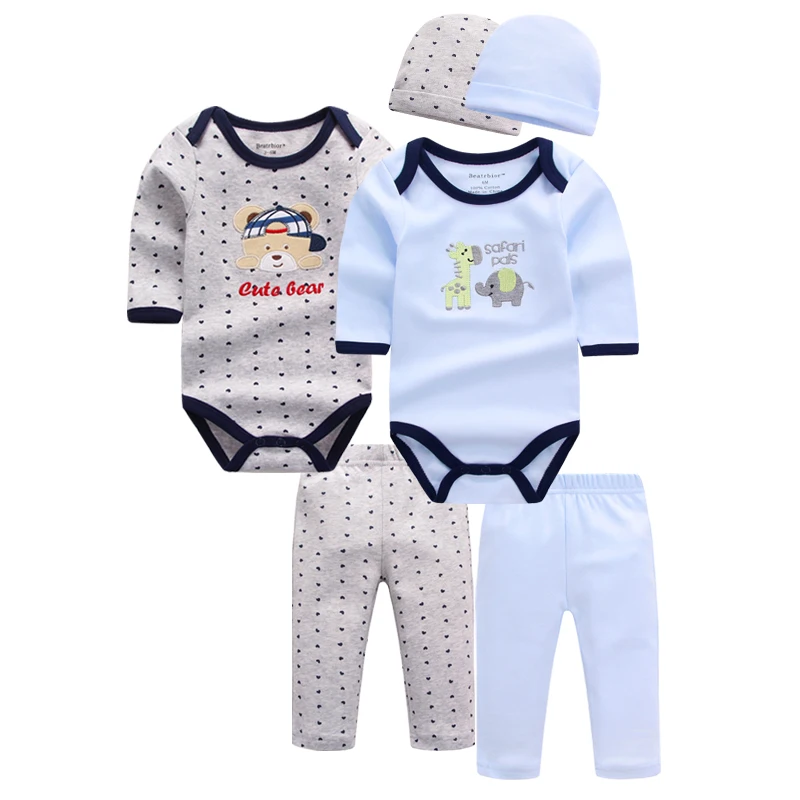 Комплекты одежды для маленьких мальчиков комплект новорожденных девочек с