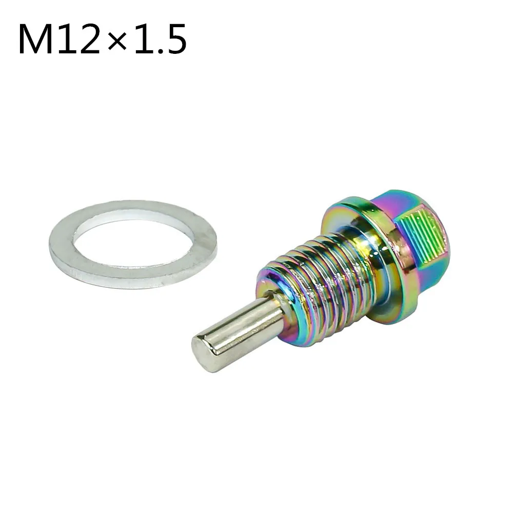 NEO Chrome M12 * 1 5 Магнитная дренажная масляная пробка магнитная слива масла гайки для