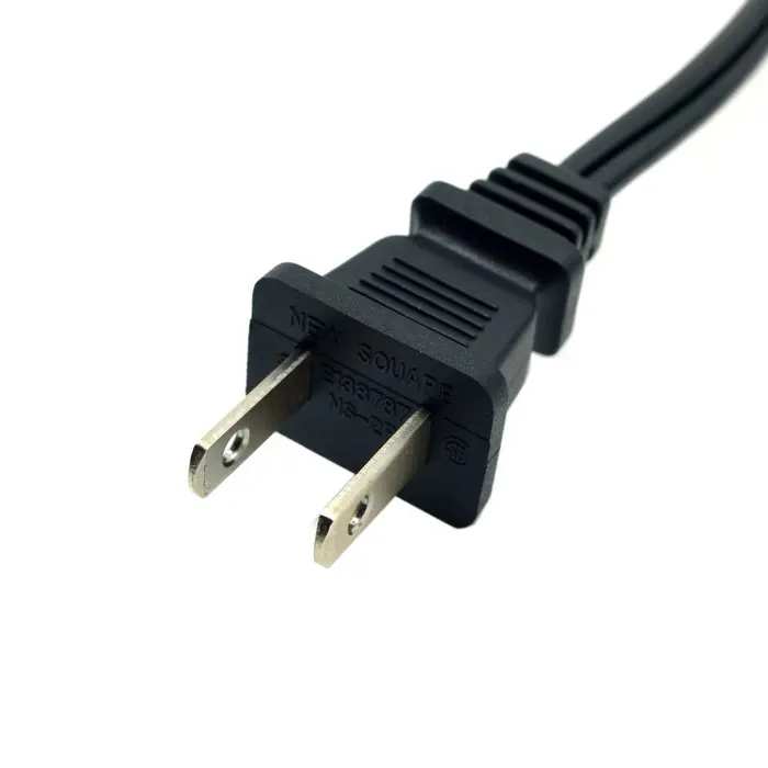 Европа и США 2pin папа до 90 градусов прямоугольный IEC 320 IEC320 C7 кабель питания 1 м 100 см