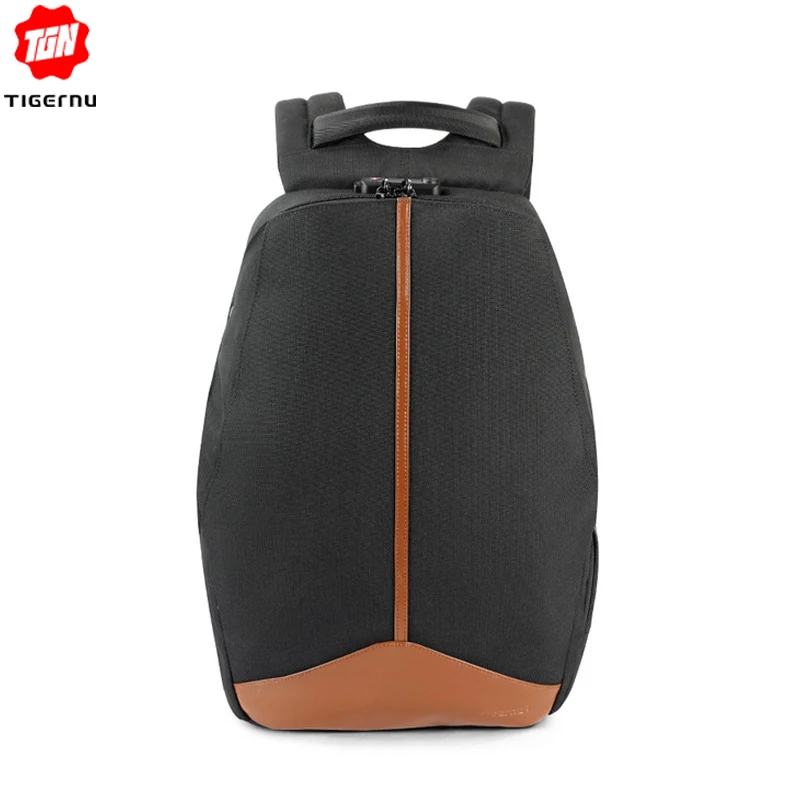 Tigernu водонепроницаемый Противоугонный замок TSA мужские рюкзаки Мода 15 6 дюймов