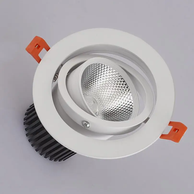 

Super Bright Recessed LED Dimmable Downlight COB 10W 15W LED Spot light COB LED decoration Ceiling Lamp LED Wash lamp AC85-265V