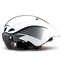 2019 new goggles pneumatic helmet road bike riding helmet men and women helmet riding equipment