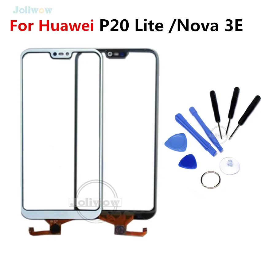 Для Huawei P20 Lite сенсорный экран стеклянная панель сенсор Nova 3E Сенсорная Передняя