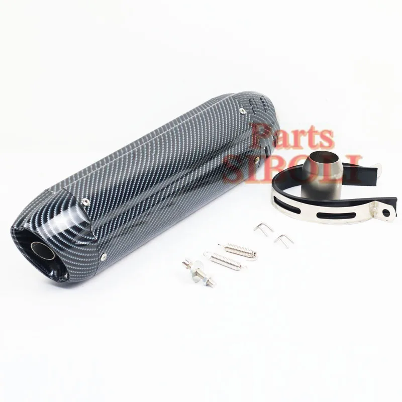 

36-51mm Universal Motorcycle Exhaust Muffler Pipe 370mm 470mm Dirt Pit Bike Scooter For Mivv Yoshimura Honda R1 R3 FZ6 Nmax MT07