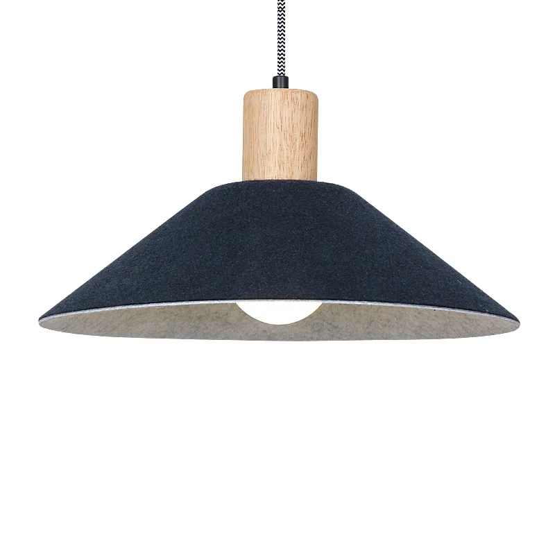 Современный Войлок нетканый тканевый Абажур Светодиодный настольный свет