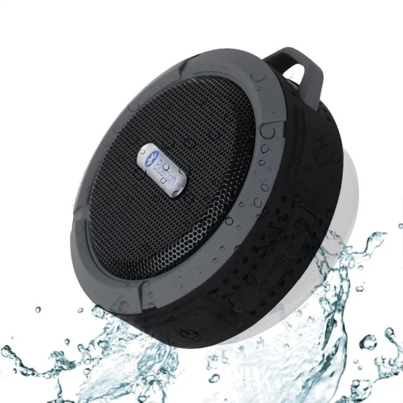 C6 Водонепроницаемый Открытый Bluetooth динамик TF беспроводной музыкальный громкий динамик портативный динамик s Душ велосипедный динамик для велосипеда ванная комната
