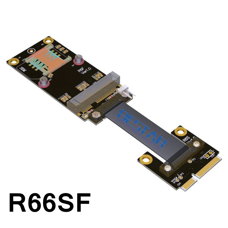 Riser WiFi Mini PCI e Wi Fi WAN mpcie в mPCIe PCIe удлинитель mSATA адаптер для подключения карт памяти 8
