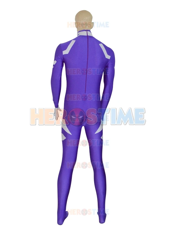 Сексуальный женский костюм X Men Psylocke фиолетовый супергероя из спандекса для