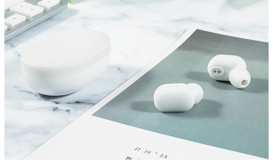 Xiao mi AirDots Молодежная версия TWS Bluetooth 5,0 гарнитура беспроводные стерео mi ni наушники-вкладыши с mi c наушниками