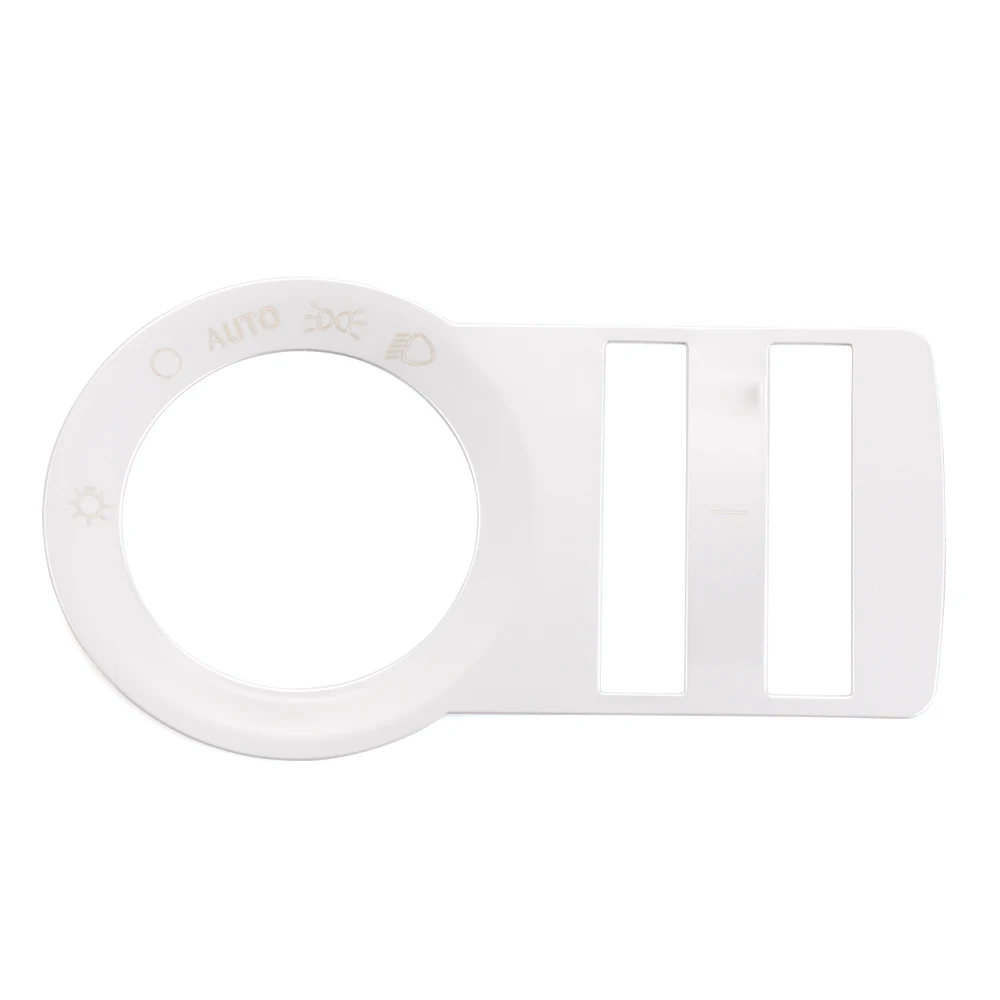 Автомобильные наклейки из нержавеющей стали на крышку переключателя фары для Opel