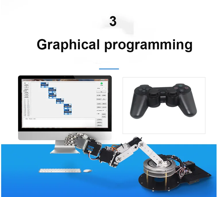 DIY humanoid biped robot arm 6DOF5 относится к 6 Серводвигатель Arduino arm пять пальцев сплав танцевальные перчатки гуманоид пульт дистанционного управления