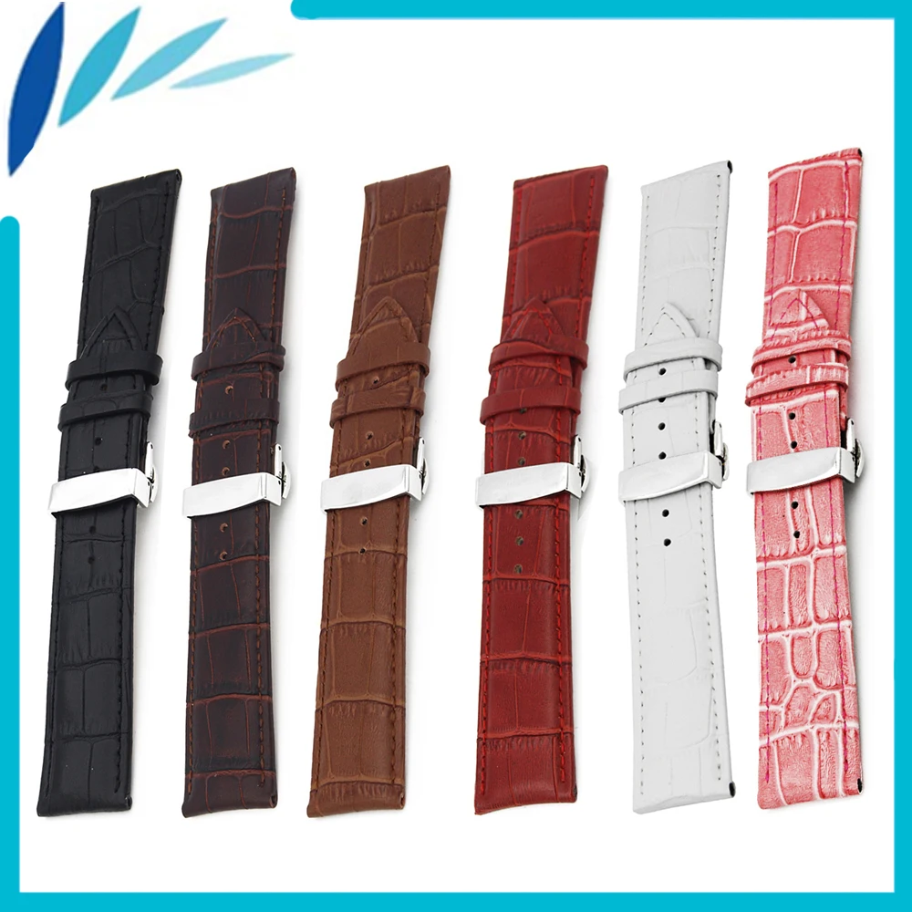 Ремешок из натуральной кожи для часов Ticwatch 1 2 42 мм 46 браслет на запястье мужчин и