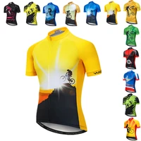 weimostar summer riding cycling jersey shirt men pro team mountain bike clothing maillot ciclismo quick dry mtb bicycle jersey