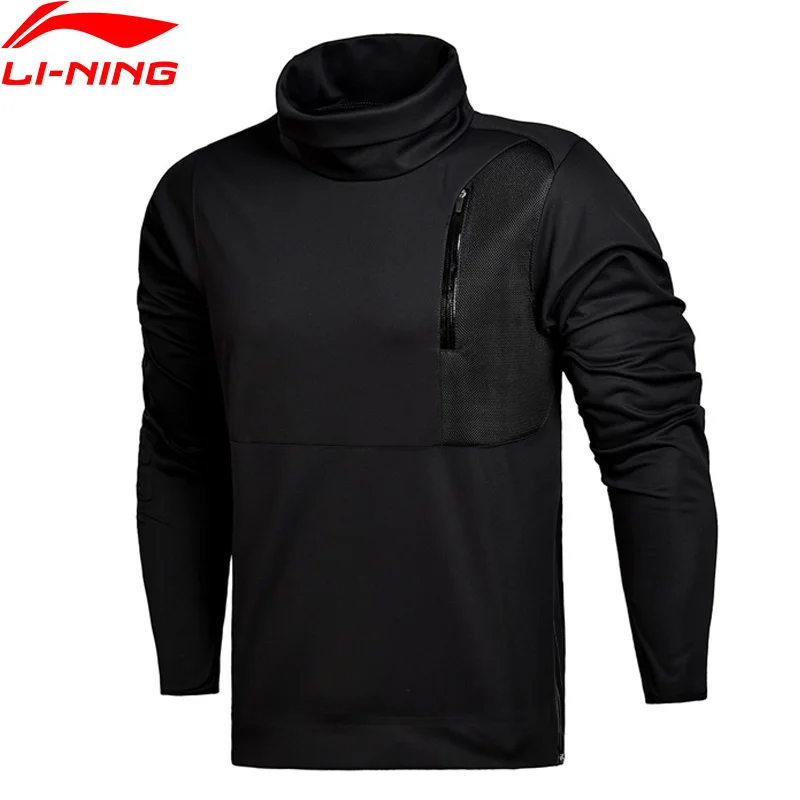 Мужской свитер Li Ning повседневный спортивный из 100% полиэстера с длинными рукавами