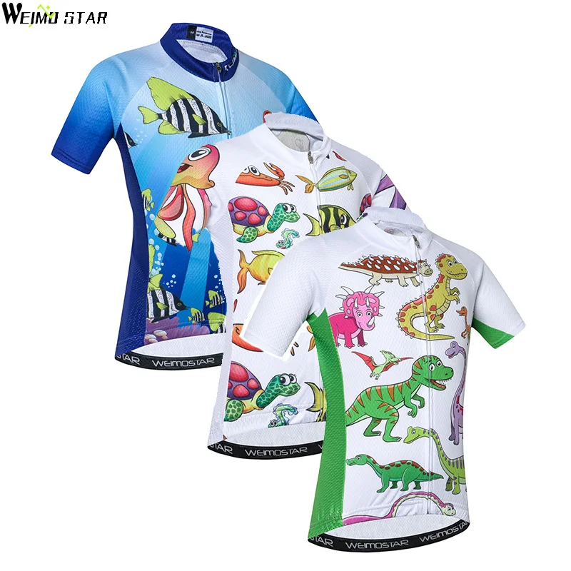 

Детская велосипедная джерси Weimostar для мальчиков и девочек, велосипедная одежда для велоспорта, дышащая велосипедная одежда для велоспорта ...