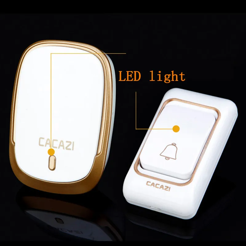 Free доставка водонепроницаемый дверной звонок плагин беспроводной 1 открытый