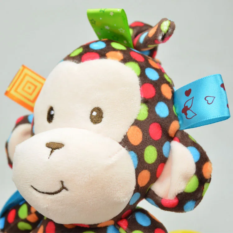 New Arrival Baby Toys Rattle Monkey Pull Bell Plush Infant Appease Dolls High Quality | Игрушки и хобби