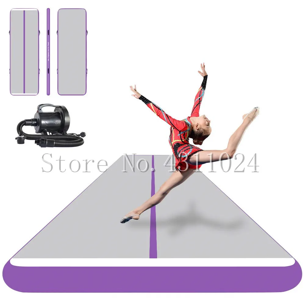 Скидка Бесплатная доставка, 6x2x0,2 м, надувной гимнастический коврик, профессиональный мат для акробатики с воздушной дорожкой, маты для акробатики ...
